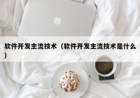 软件开发主流技术（软件开发主流技术是什么）