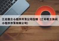 三足鼎立小程序开发公司在哪（三足鼎立休闲小程序开发有限公司）