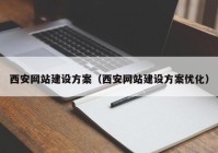 西安网站建设方案（西安网站建设方案优化）