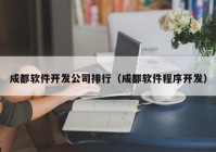 成都软件开发公司排行（成都软件程序开发）