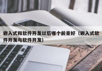 嵌入式和软件开发以后哪个前景好（嵌入式软件开发与软件开发）