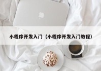 小程序开发入门（小程序开发入门教程）