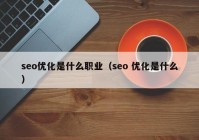 seo优化是什么职业（seo 优化是什么）