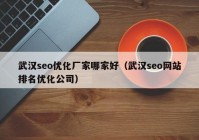 武汉seo优化厂家哪家好（武汉seo网站排名优化公司）